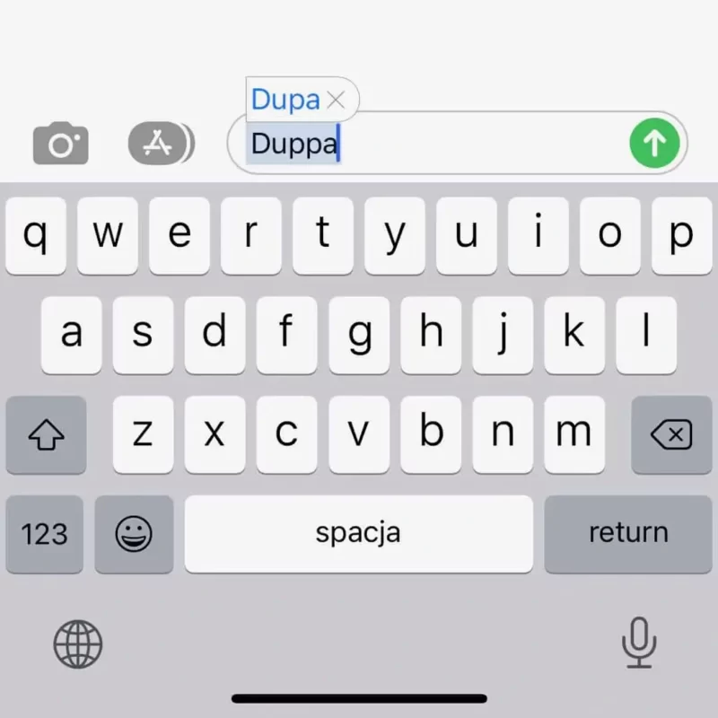 android vs. ios - klawiatura w iPhone'ie
