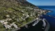port w Santa Marina Salina z lotu ptaka