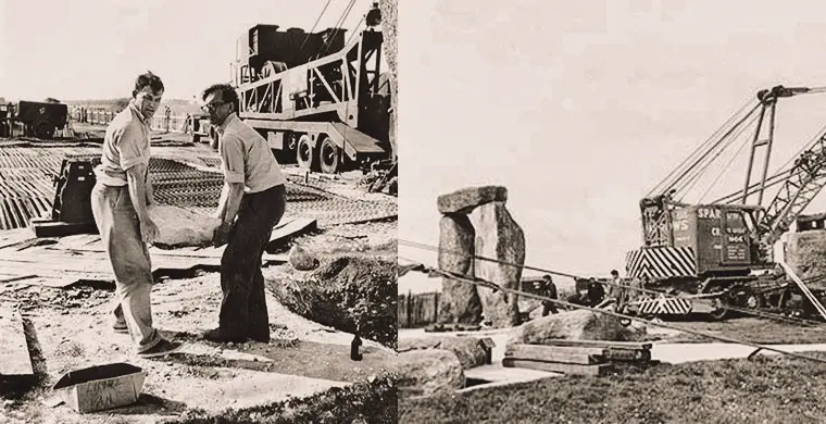 Stonehenge teorie spiskowe: rekonstrukcja w XX wieku